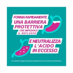 Gaviscon Bruciore e Indigestione sospensione orale gusto menta 48 bustine