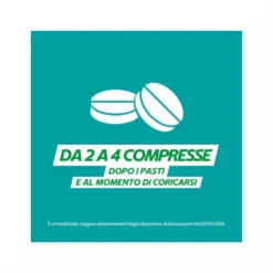 Gaviscon 250 mg + 133,5 mg, Indicato per Bruciore di Stomaco Occasionale 24 Compresse Menta