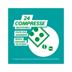 Gaviscon 500 mg + 267 mg Indicato per Bruciore di Stomaco Occasionale 24 Compresse Menta