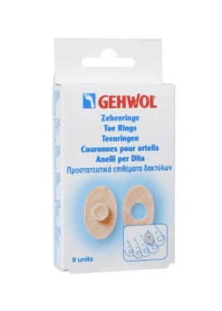 Gehwol Anelli ovali per dita dei piedi 9 pezzi