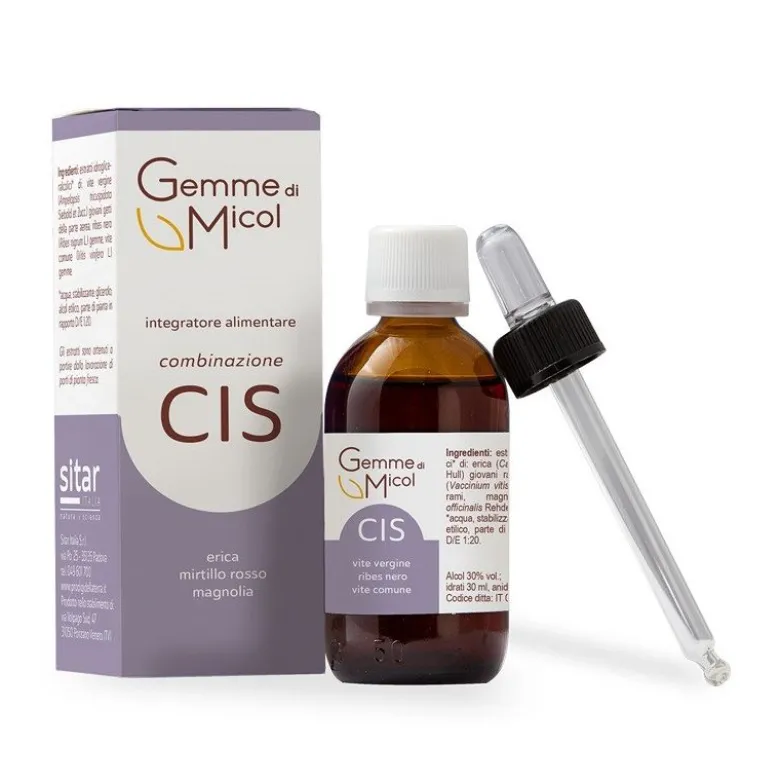 Gemme di Micol combinazione Cis integratore utile per contrastare la cistite 30ml
