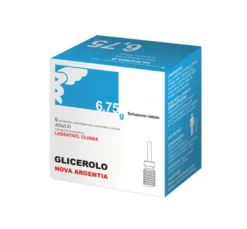 Glicerolo Adulti lassativo 6,75g soluzione rettale 6 contenitori monodose con camomilla e malva