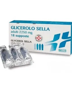 Glicerolo adulti 2250mg 18 supposte Sella