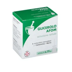 Glicerolo Afom Soluzione Rettale per adulti 6 contenitori monodose 6,75g
