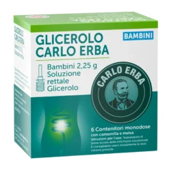 Glicerolo 6 Microclismi Stitichezza Bambini Camomilla Malva