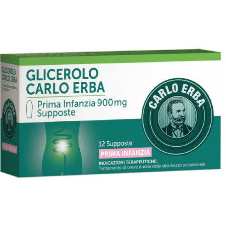 Glicerolo 12 Supposte Stitichezza Neonati Occasionale