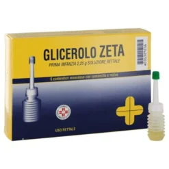 Glicerolo Zeta Prima Infanzia Soluzione Rettale Camomilla e Malva 6 contenitori 2,25g