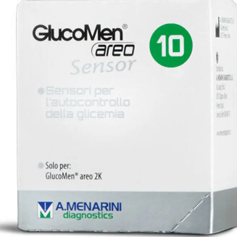 Glucomen Strisce Areo Sensor Analisi Glucosio 10 Pezzi