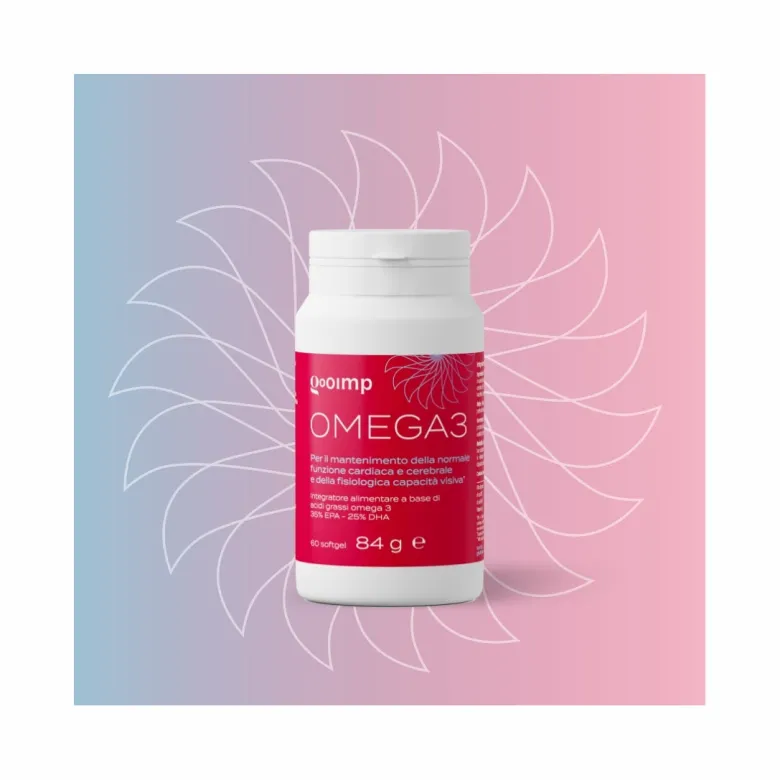 GOOIMP Omega 3 per il supporto delle funzioni cardiaca cerebrale e visiva 60 softgel