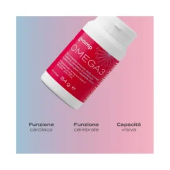 GOOIMP Omega 3 per il supporto delle funzioni cardiaca cerebrale e visiva 60 softgel