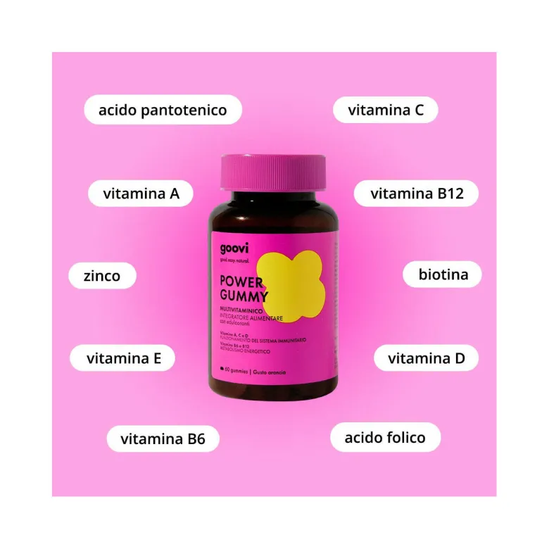 Gooovi Power Gummy Multivitaminico 60 Gummies