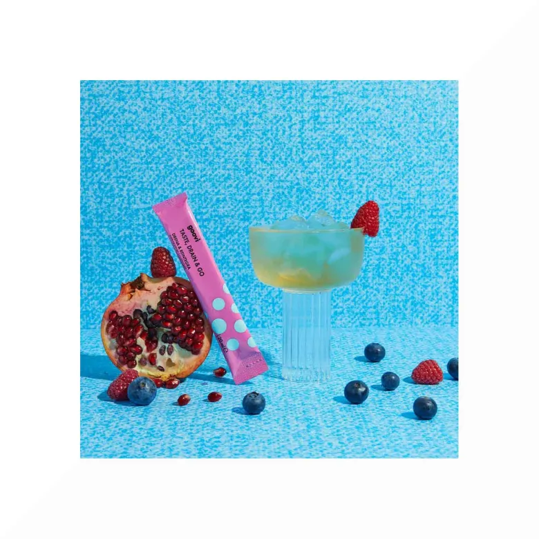 Goovi Taste Drain & Go Drenante Melograno e Frutti Di Bosco 24 Stick