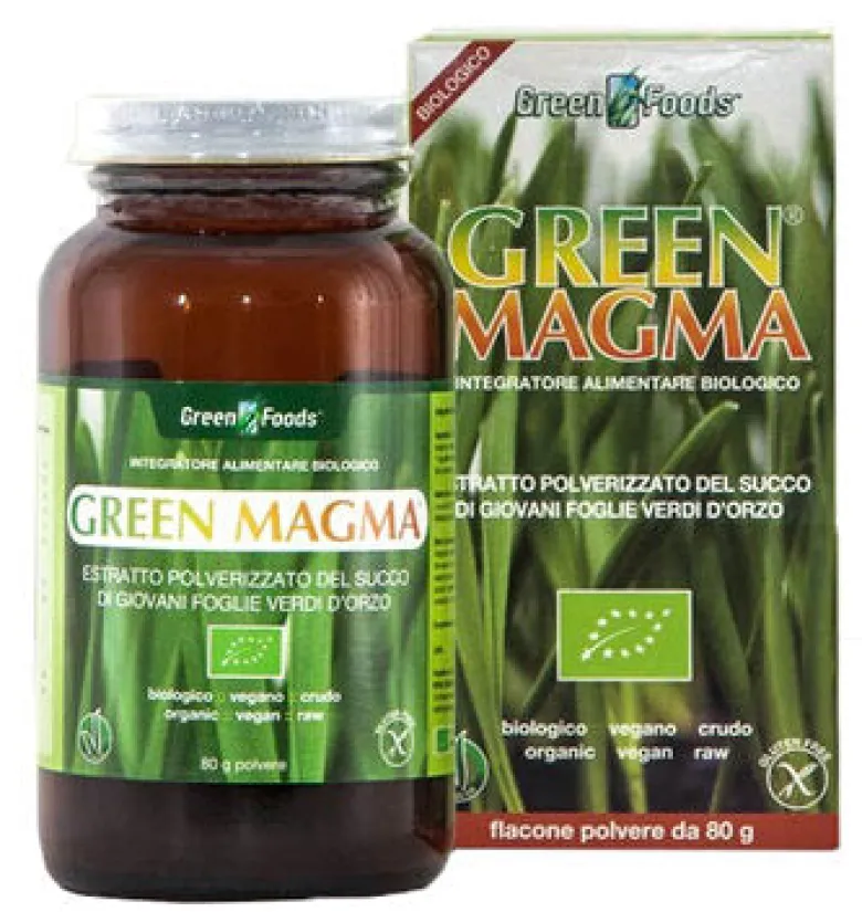 Green Magma integratore alimentare Biologico energizzante 80g
