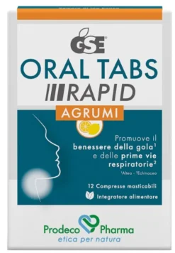 GSE Oral Tabs Rapid Agrumi 12 Compresse