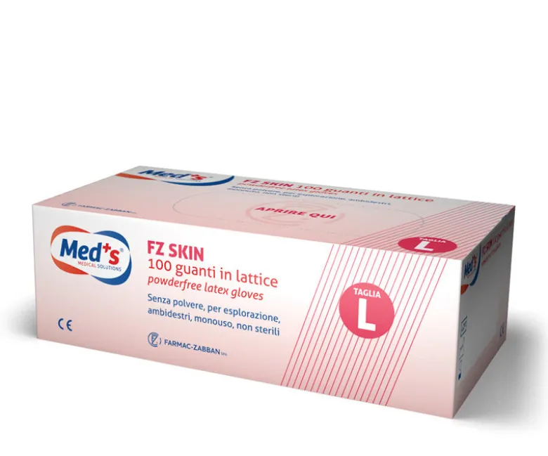 Guanto Skin Lattice Senza Polvere Misura Large 100 Pezzi