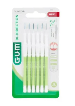 Gum bi-direction 2 in 1 scovolino fine 0.7 mm 6 pezzi