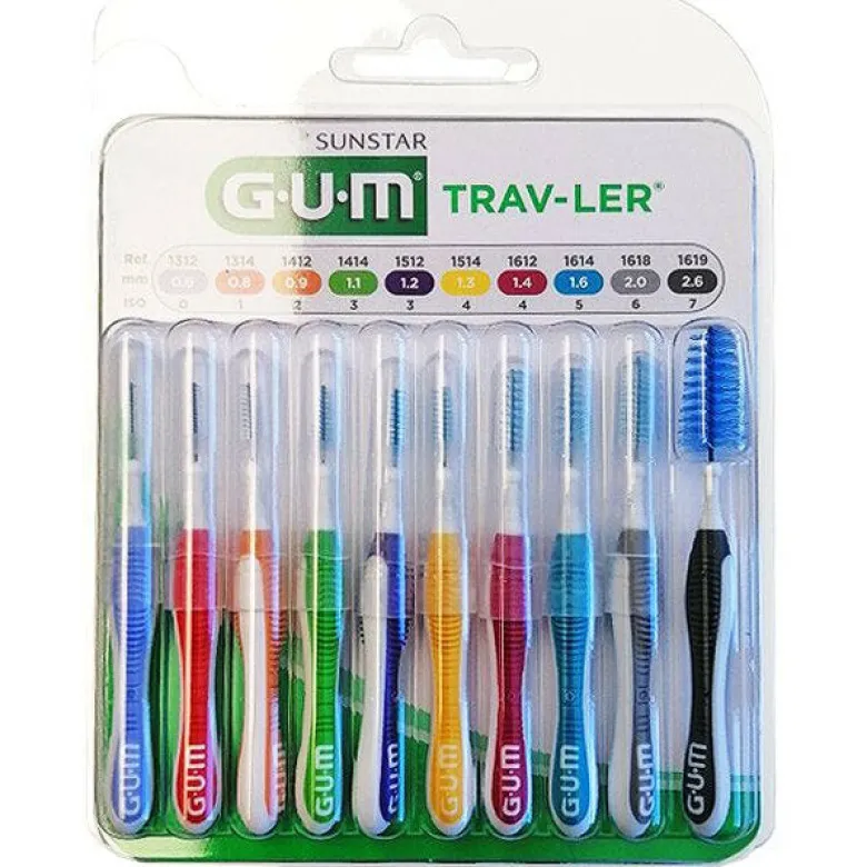 Gum Trav-Ler Scovolini 10 Pezzi
