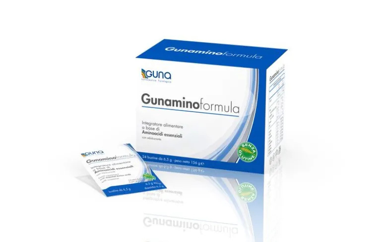 Gunamino formula 24 buste integratore diaminoacidi essenziali