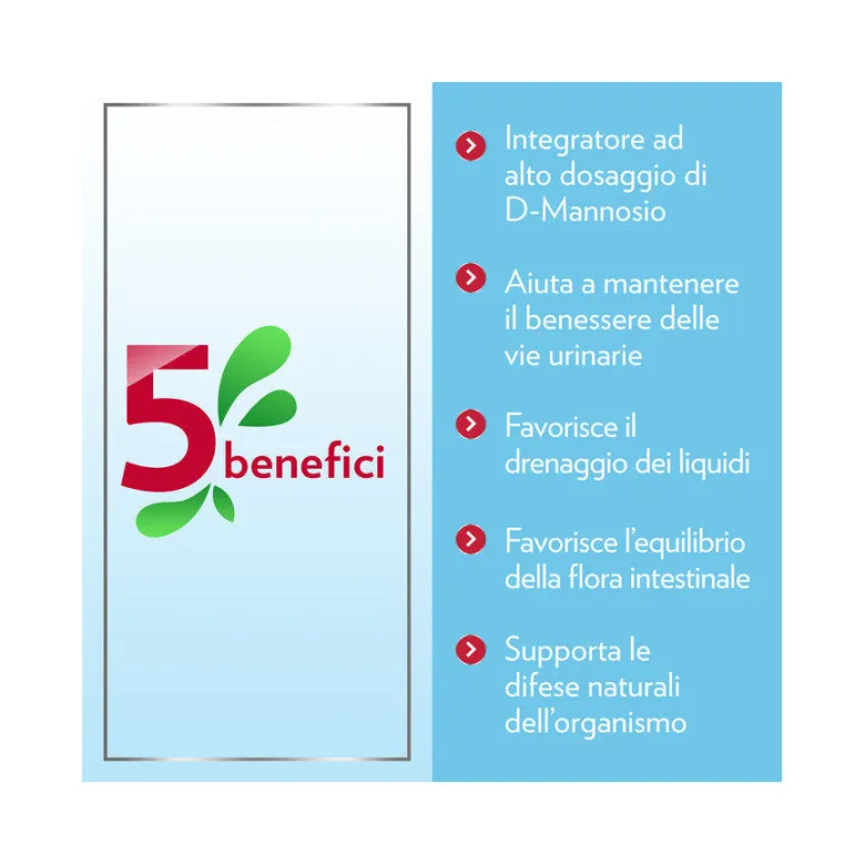 Gyno-CanesCystil Integratore Alto Dosaggio di D-Mannosio per Benessere Delle Vie Urinarie 14 bustine