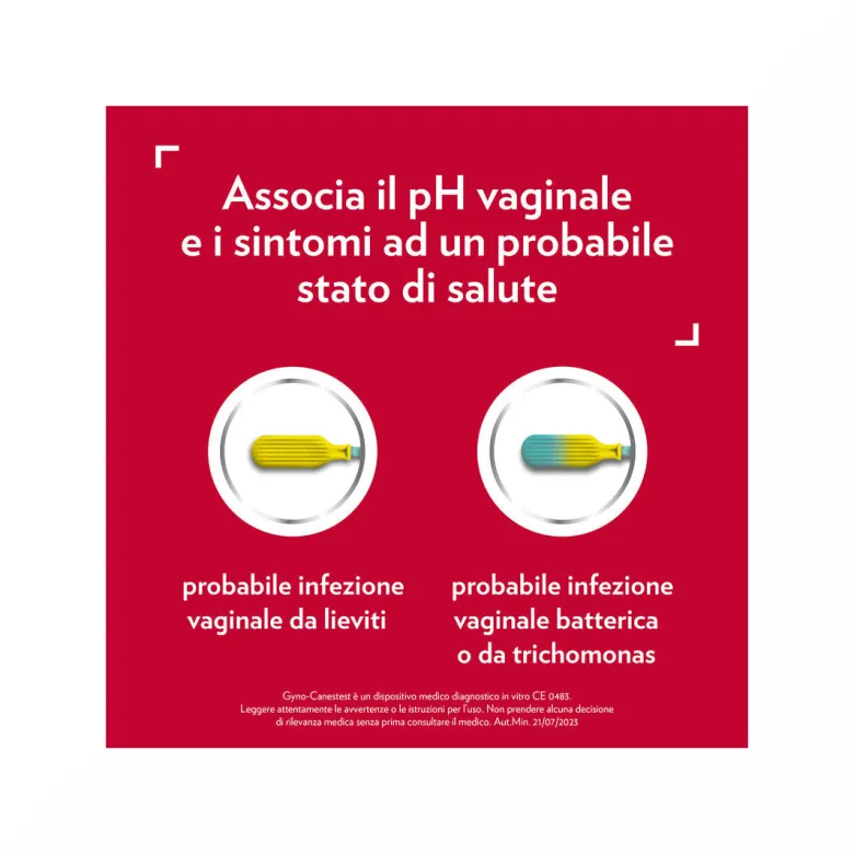 Gyno-Canestest Autotest Vaginale Diagnosi Infezioni 1 Tampone