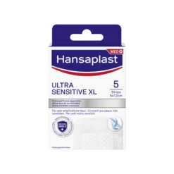 Hansaplast Cerotti Ultra Sensitive XL Morbidi E Delicati Per Pelli Molto Sensibili 5 Pezzi