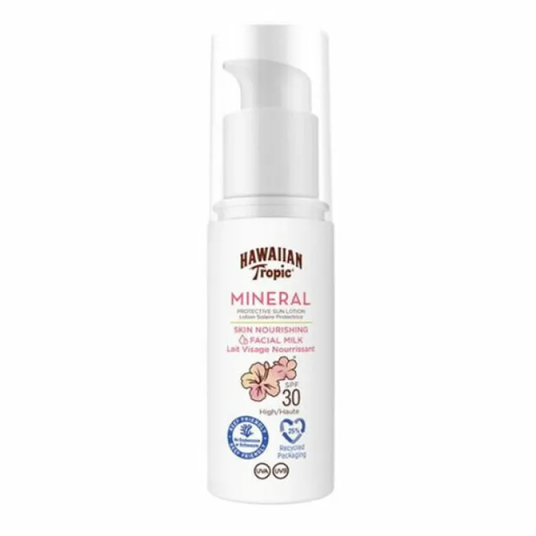 Hawaiian Tropic Mineral Face Lozione Solare Viso SPF30 50ml
