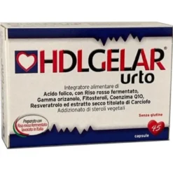 HDLgelar Urto 45 Capsule Integratore per cuore e colesterolo