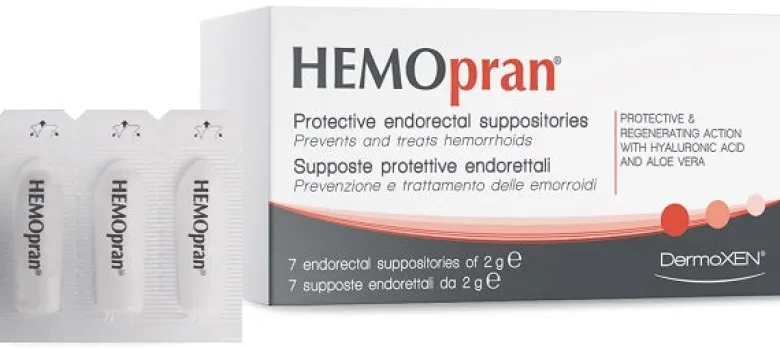 Hemopran Endorettali 7 Supposte 2 g