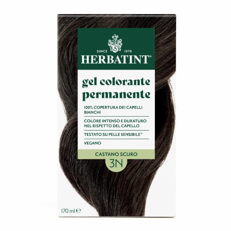 Herbatint Gel Colorante Permanente 3N Castano Scuro 170ml