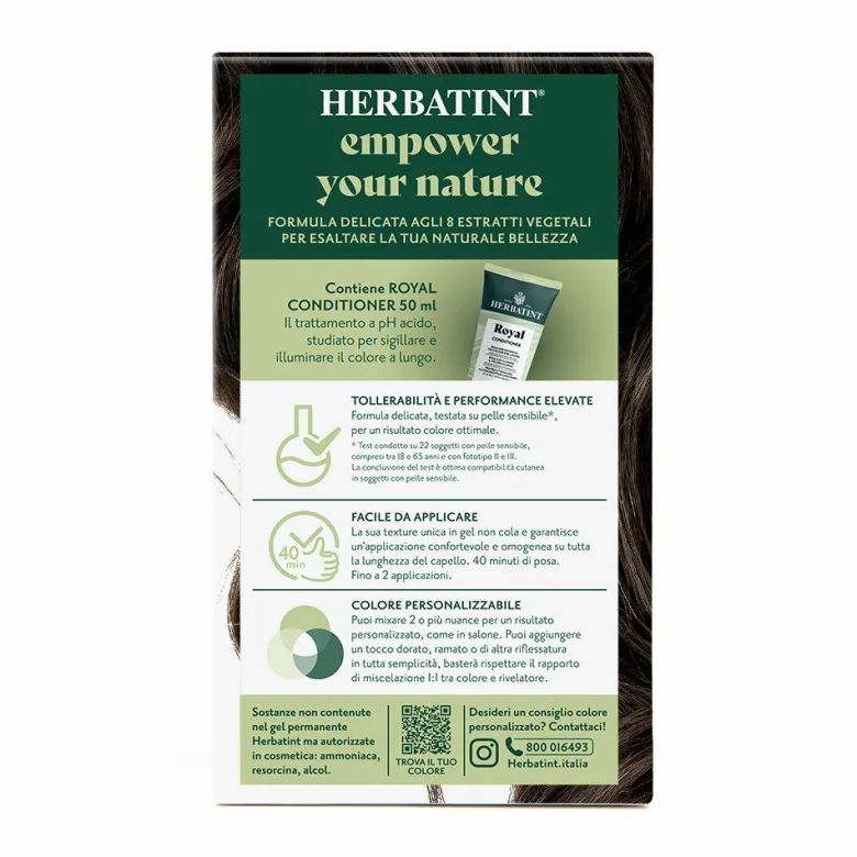 Herbatint Gel Colorante Permanente 4N Castano 170ml
