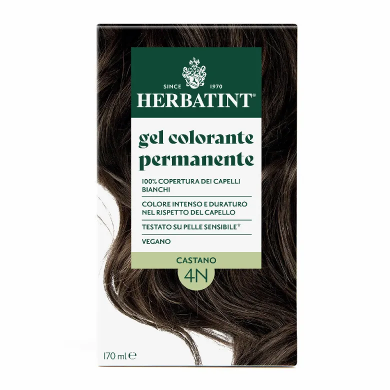 Herbatint Gel Colorante Permanente 4N Castano 170ml