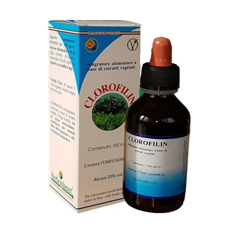 Herboplanet Clorofilin con azione antiossidante 100ml