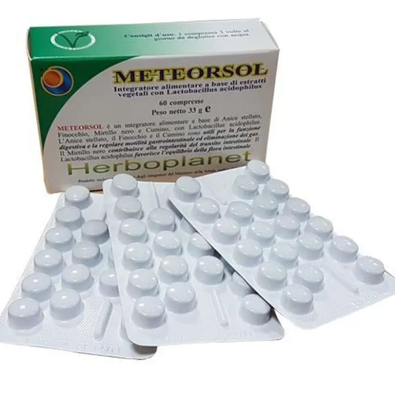 Herboplanet Meteorsol benessere intestinale 60 Compresse