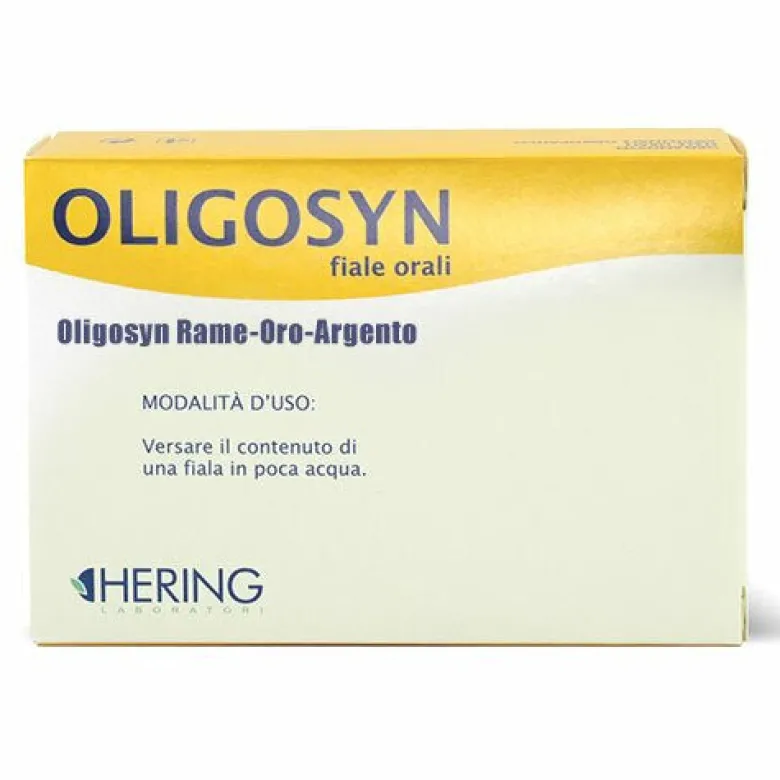 Hering Oligosyn Oro Rame Argento 15 Contenitori Monodose 2ml