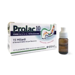 Hering Prolac 10 Vitamine B6 B2 B1 B2 Fermenti Lattici Vivi 10 Flaconcini