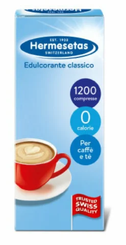Hermesetas dolcificante classico qualità superiore 1200 cpr