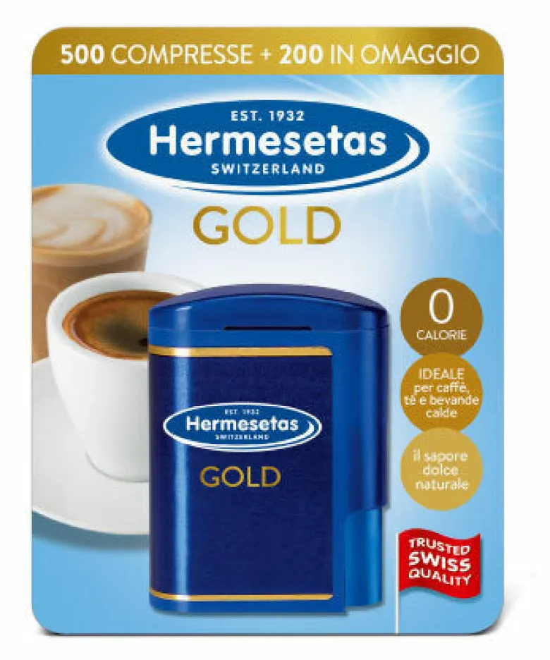 Hermesetas Gold 500+200 Compresse - Dolcificante Ipoallergenico