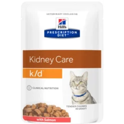 Hill's Prescription Diet K/D Kidney Care Bocconcini Salmone Per Gatti Bustina 85g