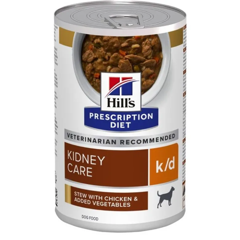 Hill's Prescription Diet K/D Renal Cane Pollo e Verdure Lattina 354g