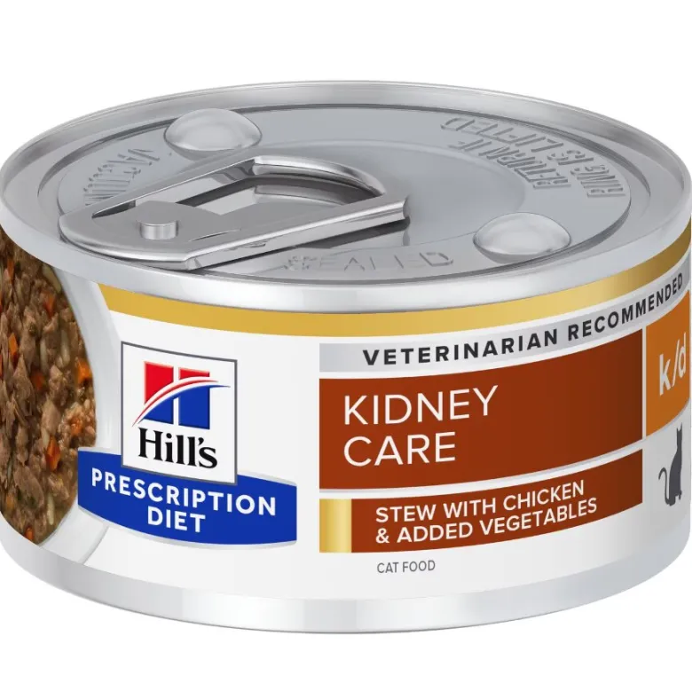 Hill's Prescription Diet k/d Spezzatino Per Gatti Con Pollo e Verdure 82g