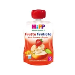 HiPP Biologico Frutta Frullata mela, banana e fragola 90 g