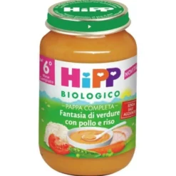 Hipp Fantasia di verdure con pollo e riso 190g