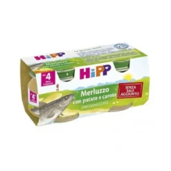 Hipp omogeneizzato di Merluzzo con patate e carote