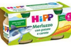 Hipp omogeneizzato di Merluzzo con patate e carote