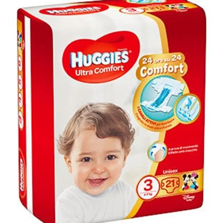 Huggies Ultra Comfort Pannolino Base Taglia 3 21 Pezzi 4-9kg