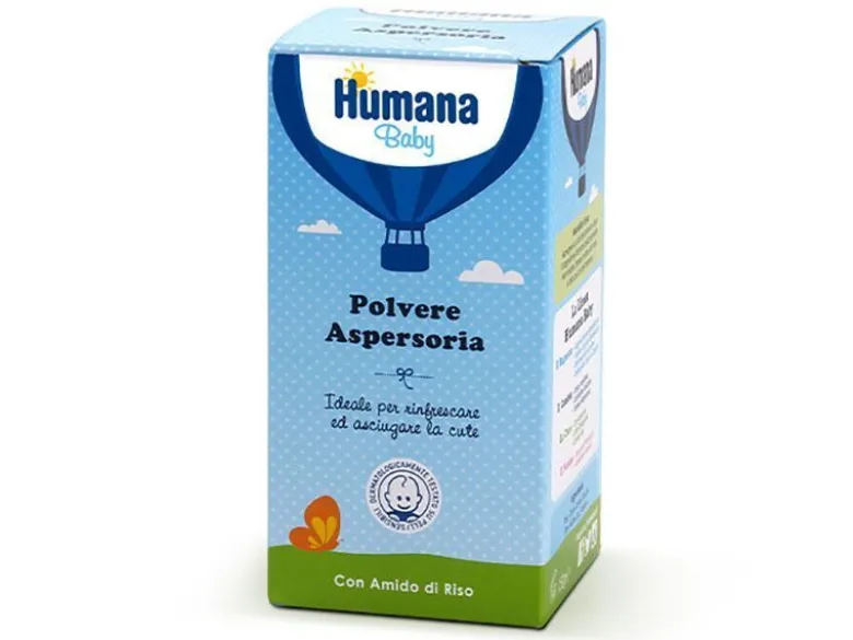 Humana Baby Polvere Aspersoria Ideale Per Asciugare e Rinfrescare la Cute 150gr