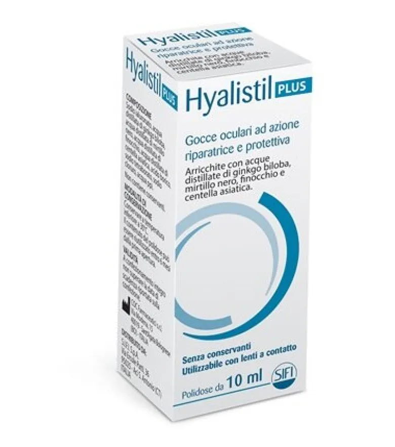 Hyalistil Plus gocce oculari ad azione riparatrice e protettiva 10ml