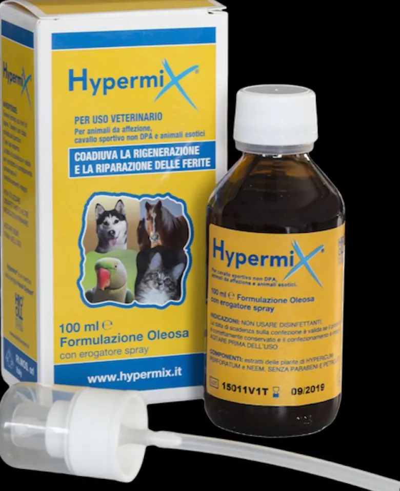 Hypermix rigenera e ripara le lesioni tessutali di ogni animale 100ml spray oleoso