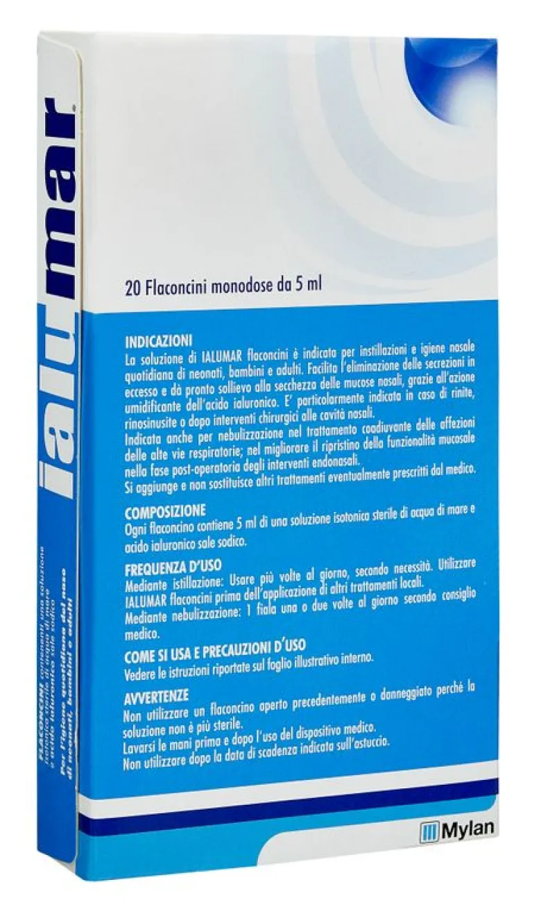 Ialumar soluzione isotonica 20 flaconcini monodose da 5 ml