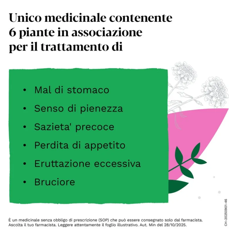 Iberogastadvance Gocce Orali Liquido 1 Flacone in Vetro da 50 ml con Applicatore Contagocce